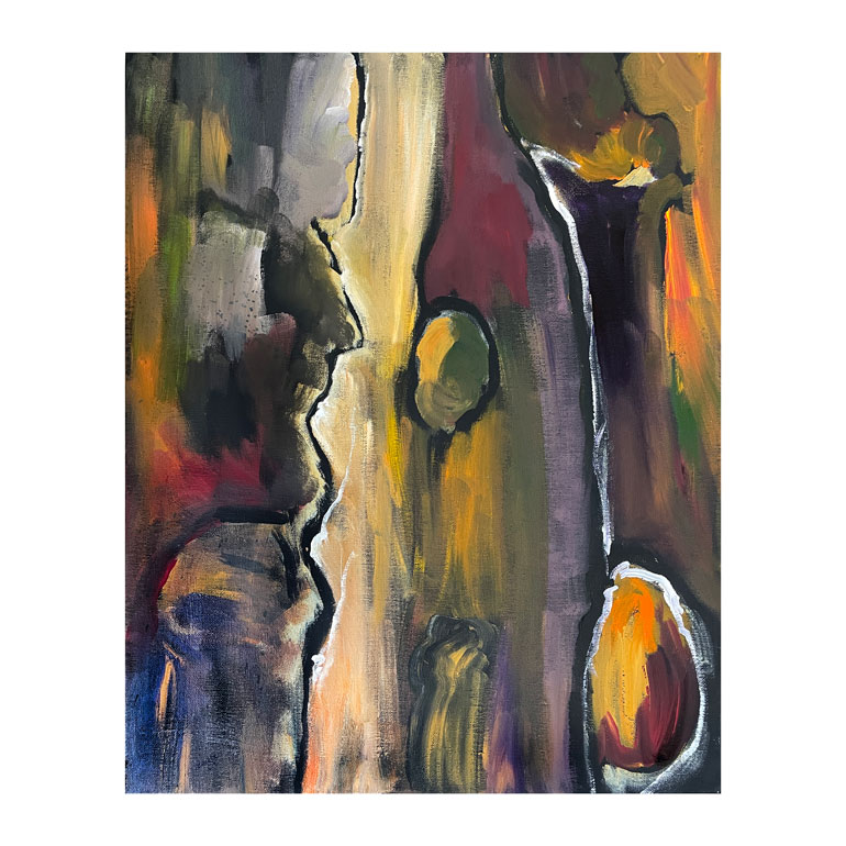#GlendaMarkwellArt Abstract Trunk 1