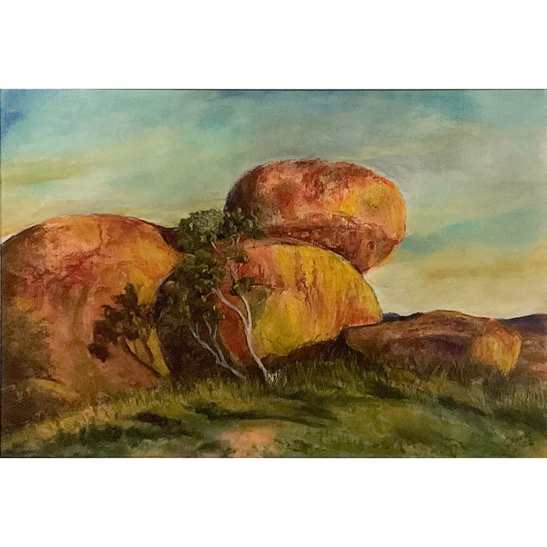 #GlendaMarkwellArt Devils Marbles