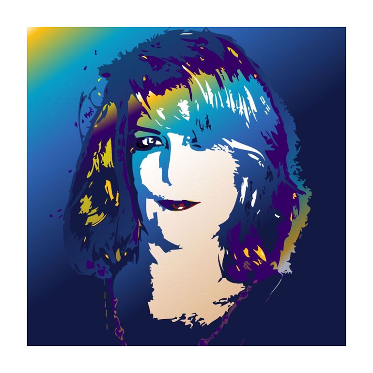 #GlendaMarkwellArt self portrait