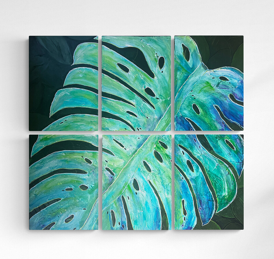 #GlendaMarkwellArt Monsters Leaf